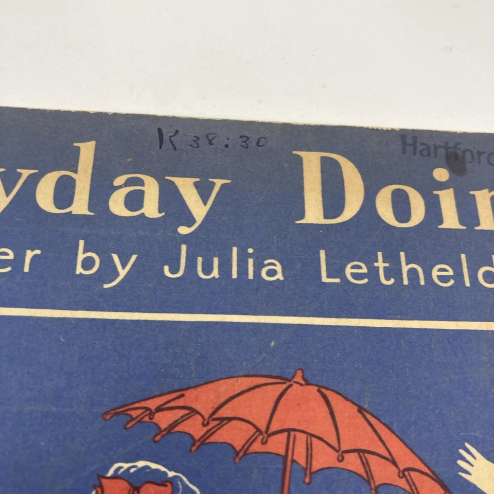 Child Development Reader: Every Day Doings Pre‑Primer 1938 Vintage Hahn - Image 2 of 4