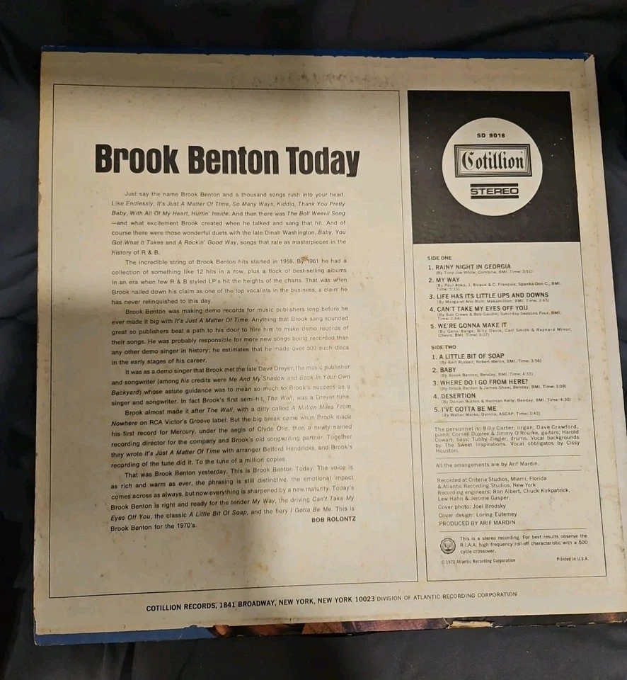 R&B, Jazz, Pop, Funk, Disco Lot Of 6 African American Singer... SEE PIC! - Image 3 of 4