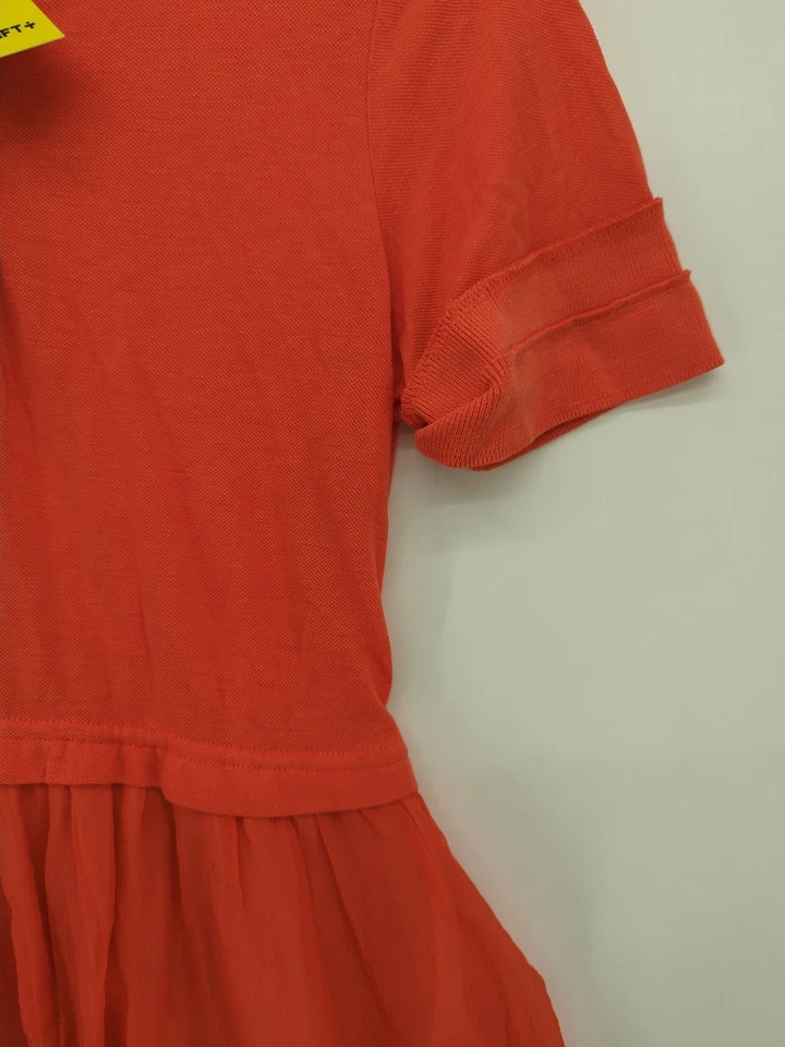 Carven A-Line Midi Dress L in Orange - Image 4 of 4