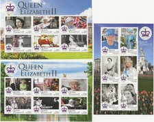 Cook Islands 2022 - Queen Elizabeth II Platinum Jubilee OVERPRINTS COMPLETE SET