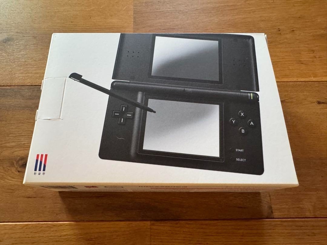 Nintendo DS Lite Jet Black Handheld Console Korean Edition Import