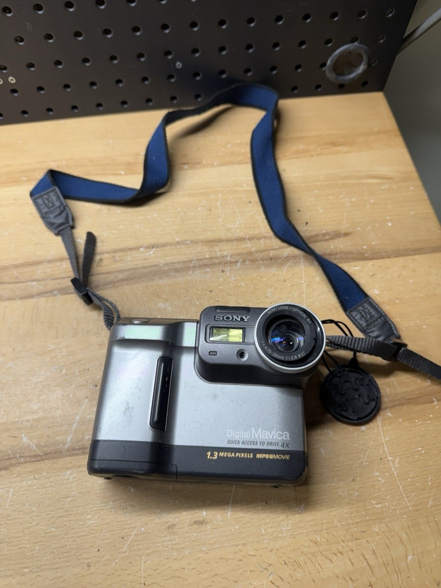 Sony Mavica MVC-FD88 1.3MP Digital Camera - Metallic gray