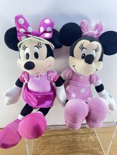 Minnie Mouse 2 Lot Plush Toy Pink Color Soft Disney Product