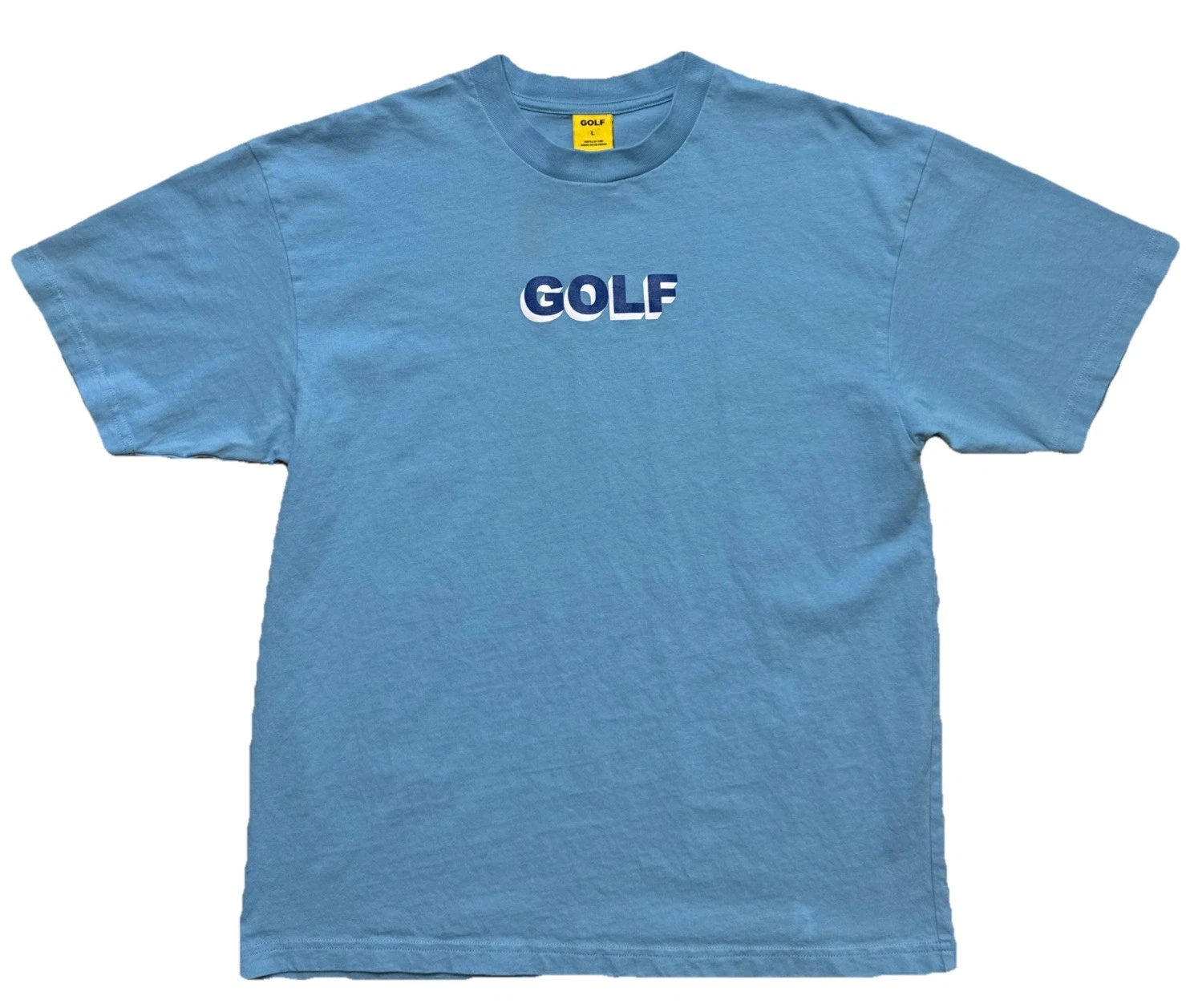 Golf Wang T Shirt Azzurro 3D (Taglia Large Uomo) Deadstock Tyler il Creatore