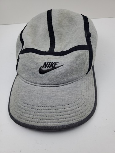 Nike AW84 Tech Fleece 5 Panel Hat Unisex 611751-063 Gray Fleece Adjustable - Picture 6 of 13