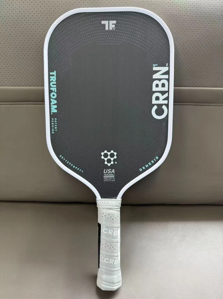 Paleta Pickleball CRBN Trufoam Genesis 1 mango largo con cubierta Foto 2 de 4