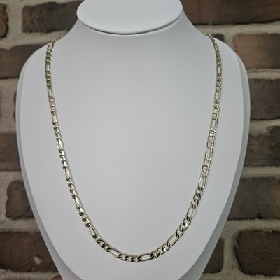 #ad #ad 18k Gold Filled 4.5mm 22quot; Figaro Necklace $20.00