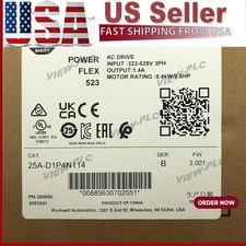 Allen-Bradley 25A-D1P4N114 PowerFlex 523 AC Drive NEW Sealed