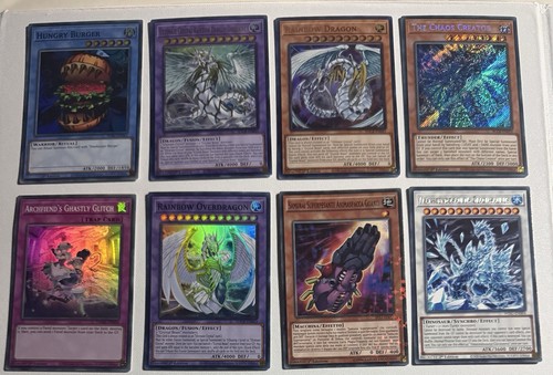 Yu-Gi-Oh! 8 Card Holo Lot Rainbow Dragon Chaos Creator Starfoil 1st Ed NM