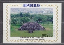 Honduras Feuilles Yvert 50A ** MNH Parc Archéologique