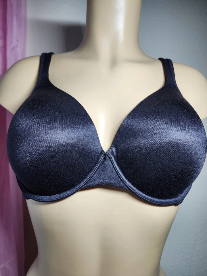 Vanity Fair Bra 40C Underwire 75298 Body Shine Full Coverage Underwire Black - Image 2 of 4