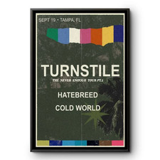 Turnstile Tampa FL September 19 2026 Concert Poster