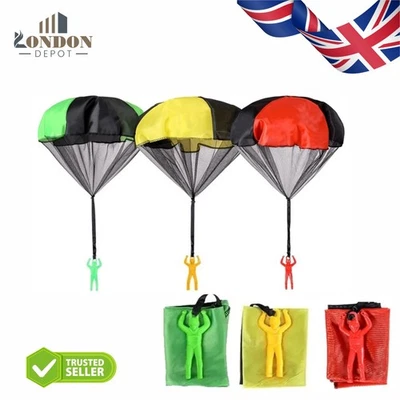 Flying Parachute Men Tangle Free Outdoor Parachute Toys for Children
