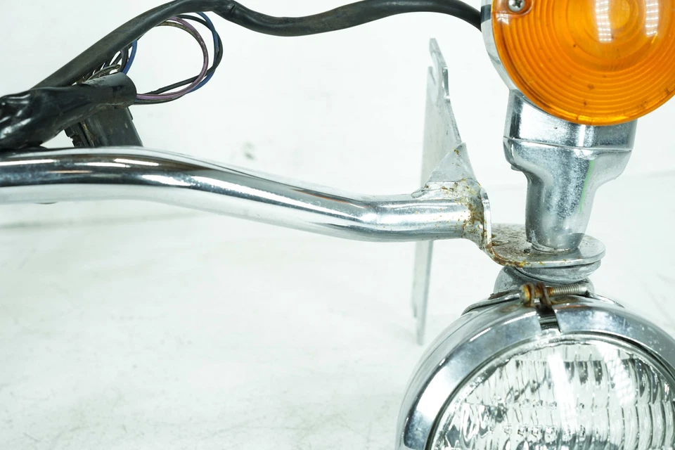 95 Harley Touring FLHR Road King OEM Indicadores de Seta Frontal Barra de Luz Auxiliar - Imagem 3 de 4