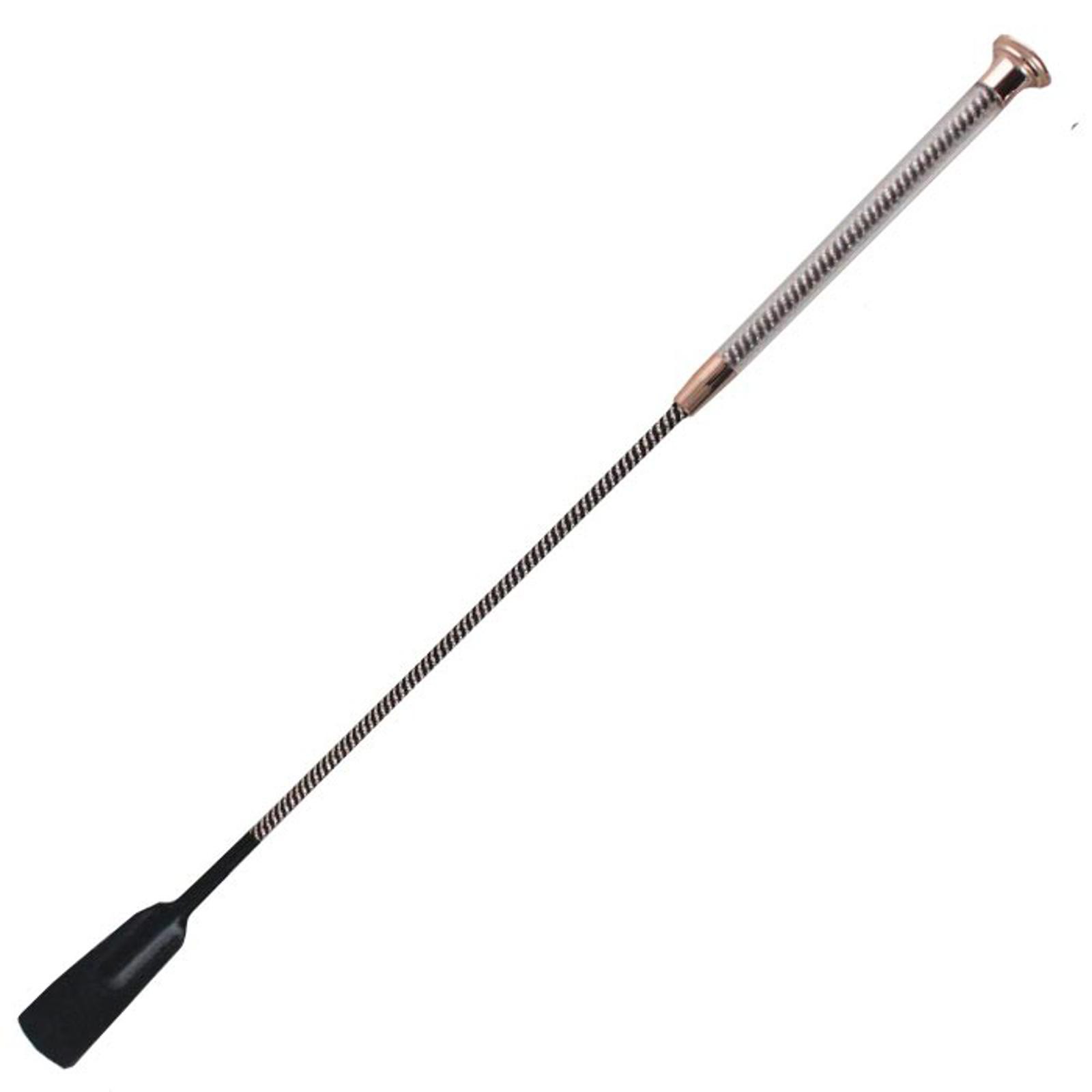 Woof Wear Vortex Riding Whip-Rose Gold-60cm