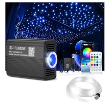Twinkle Headliner Star Light Kit 1000Pcs*0.019in*9.8ft Ceiling Fiber Optic Light