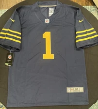 #1 Micah Parsons Green Bay Packers NFL Throwback Jersey Mens M Brand New!!!