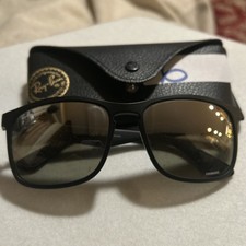 RAY-BAN SUNGLASSES RB4264 876/6B 4264 GREY/VIOLET POLARIZED LENS 6 Preown