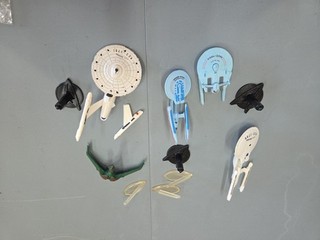 Star Trek Micro Machines And ERTLE Vintage Ships Lot of 5