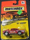 VINTAGE VTG 1995 MATCHBOX MBX MOC #4 '57 CHEVY RED FLAMES