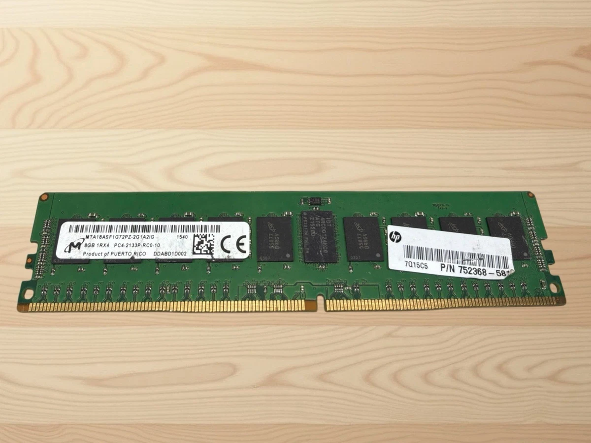 8 GB Capacity per Module DDR4 SDRAM Network Server Memory (RAM