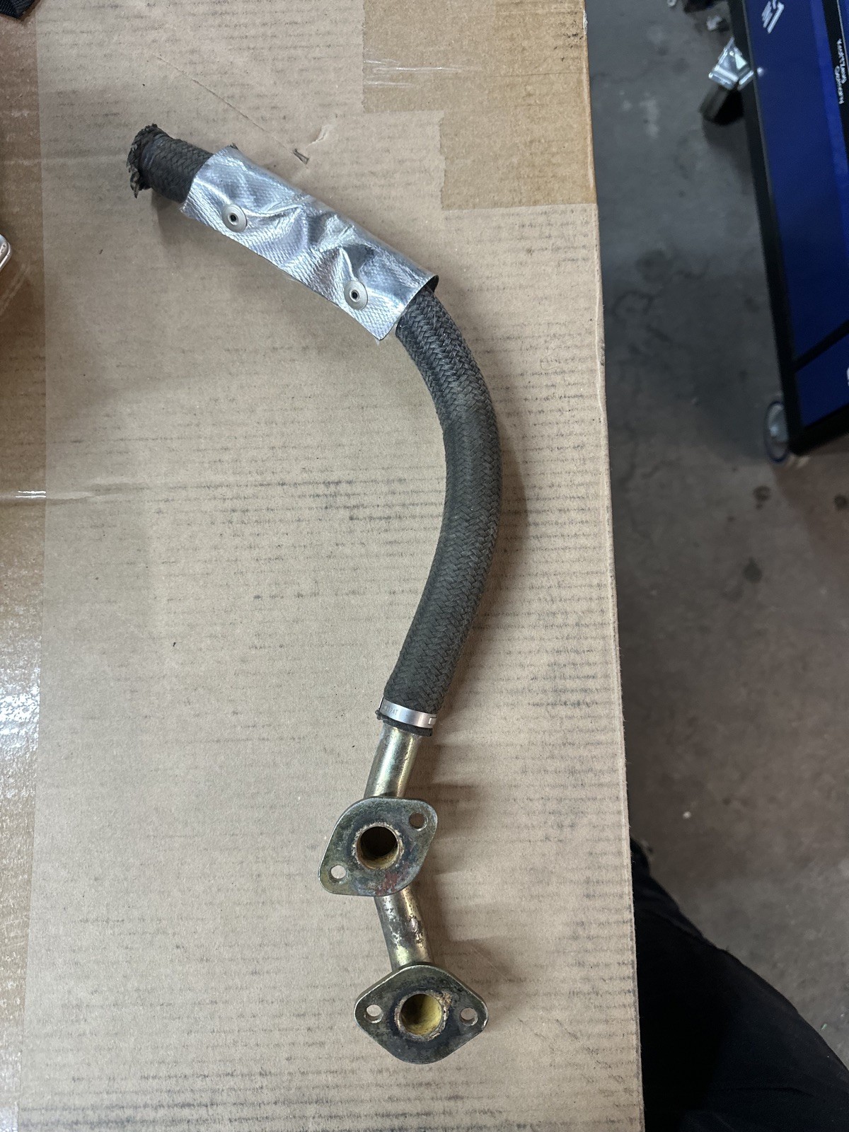 Lamborghini Murcielago, Metal Union Hose, Used, P/N 07M121076