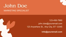 Digital PDF Editable Business Card printable file