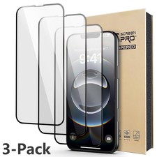 3x Tempered Glass Screen Protector For iPhone 17e 16e 15 14 13 12 11 Pro Max XS