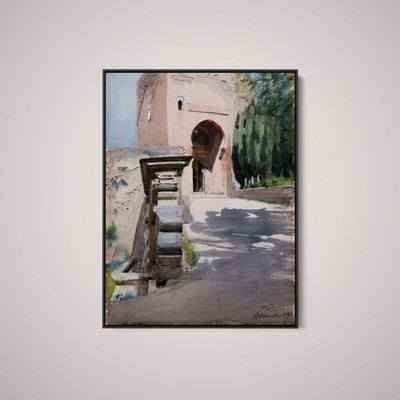 Anders Leonard Zorn - Gateway in Alhambra - Art Print on Paper or Canvas