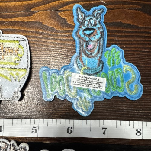 Lote de 3 parches de hierro Scooby-Doo - Imagen 3 de 8