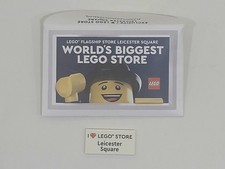 Official Lego Store - "I heart Lego Store Leicester Square" Tile 2x4 - 3000 Made