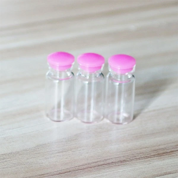 2ML DIY Cork Bottles Glass Empty Jars Stopper Vial Containers Candy Tiny