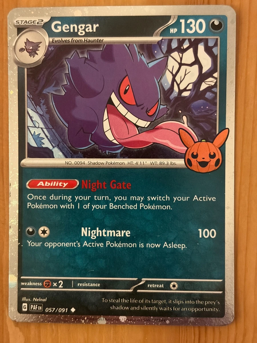 Gengar 057/091 Trick or Trade Booster Bundle 2024 | eBay