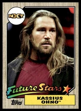 2017 Topps WWE Heritage #R-2 Kassius Ohno NXT Future Stars