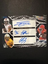 2024 Leaf Trio Graphic Tetairoa McMillan Tai Felton Luther Burden Autograph 4/4