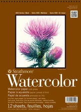 Strathmore Watercolor Paper Pad 9"X12"-140lb Cold Press 12 Sheets