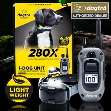 Dogtra 280X Remote Dog Training Collar 1/2 Mi, Boost, STIM, Tone, XPP Vibration