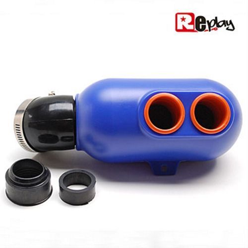 Boîte à air universelle bleue 28-35mm pour régler la carburation de votre 50cc