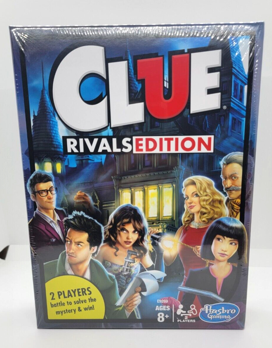 Clue Rivals Edition by Hasbro 2 Player Game