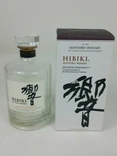 Hibiki Harmony Suntory Japanese Whiskey 750ml empty bottle w/ box decanter vase