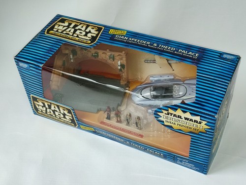 1996 GALOOB HASBRO STAR WARS ACTION FLEET - GIAN SPEEDER & THEED PALACE - UNUSED - Picture 2 of 9