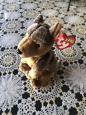 Brand New TY Beanie Baby - SARGE the German Shepherd Dog 6 inch - Mint 