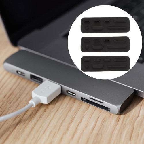 3 Set Phone Port Plugs Usb Charger Plug Charging Port Stopper - Photo 12 sur 12