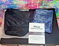 NEW ~ DIKUER Elbow Ice Pack Wrap, Tendonitis / Tennis Elbow, Elbow Brace Blk