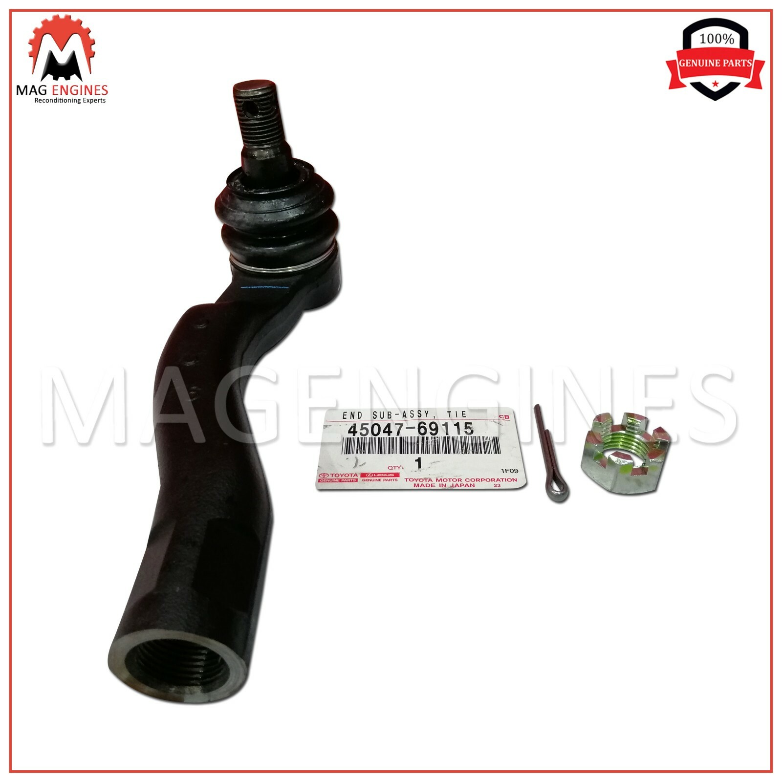 45047-69115 GENUINE OEM END SUB-ASSY, TIE ROD, LH 4504769115 | eBay 