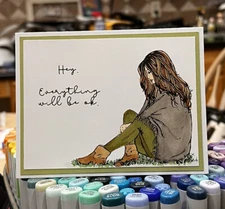 Stampin Up Card Kit Girl Everything Will Be OK