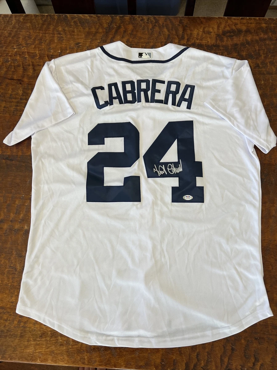 Miguel Cabrera Autographed Detroit Tigers Home Jersey at 's