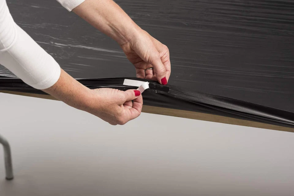 Orange Fitted Table Covers Bundle of 5 for 6ft Banquet Tables 30x72 Inches - Image 3 of 3