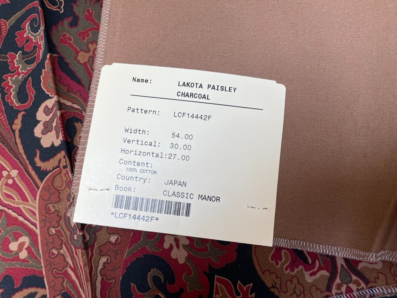 ralph lauren lakota paisley fabric