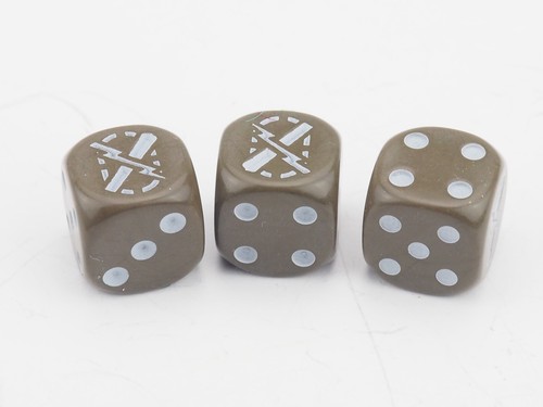 FLAMES OF WAR US DICE X 3. BLUE 1971 - 第 1/1 張圖片